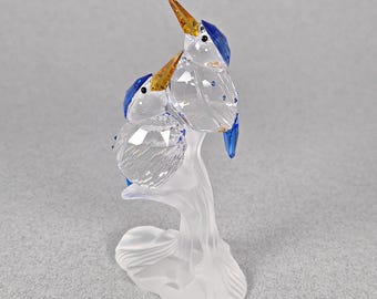 Swarovski MALACHITE KINGFISHERS FIGURINE 623323 New in Box