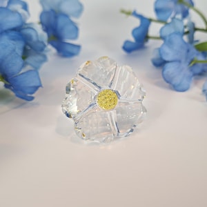 Swarovski Crystal Flower Figurines - Etsy Canada