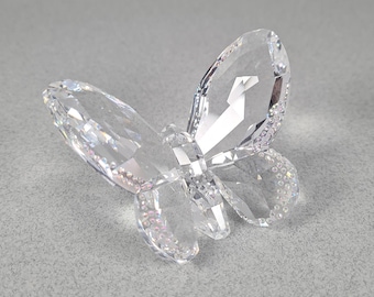 Vintage Swarovski Crystal Butterfly Figurine, Retired Design (S118)