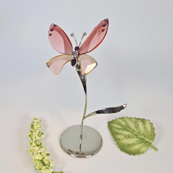 Swarovski Crystal Paradise Bugs Butterfy, Rare Magnetic Butterfly