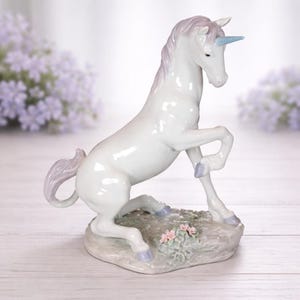 ponponLLADRO PRIVILEGE ユニコーン　置物　飾物 Lladro Unicorn - Etsy