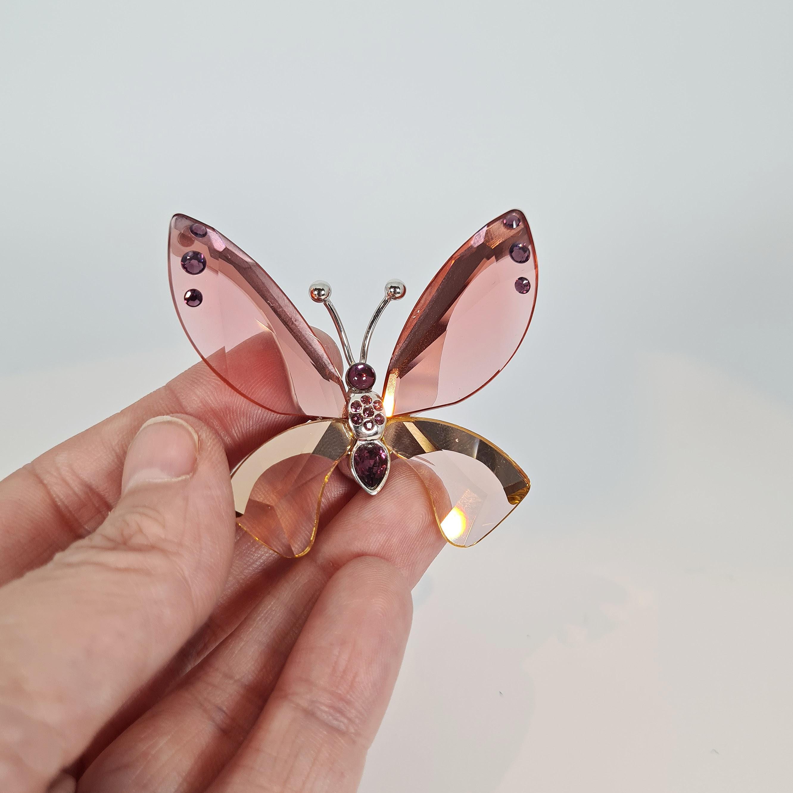 Swarovski Crystal Paradise Bugs Butterfy, Rare Magnetic Butterfly