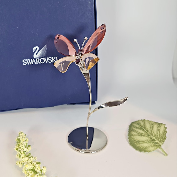 Swarovski Crystal Paradise Bugs Butterfy, Rare Magnetic Butterfly
