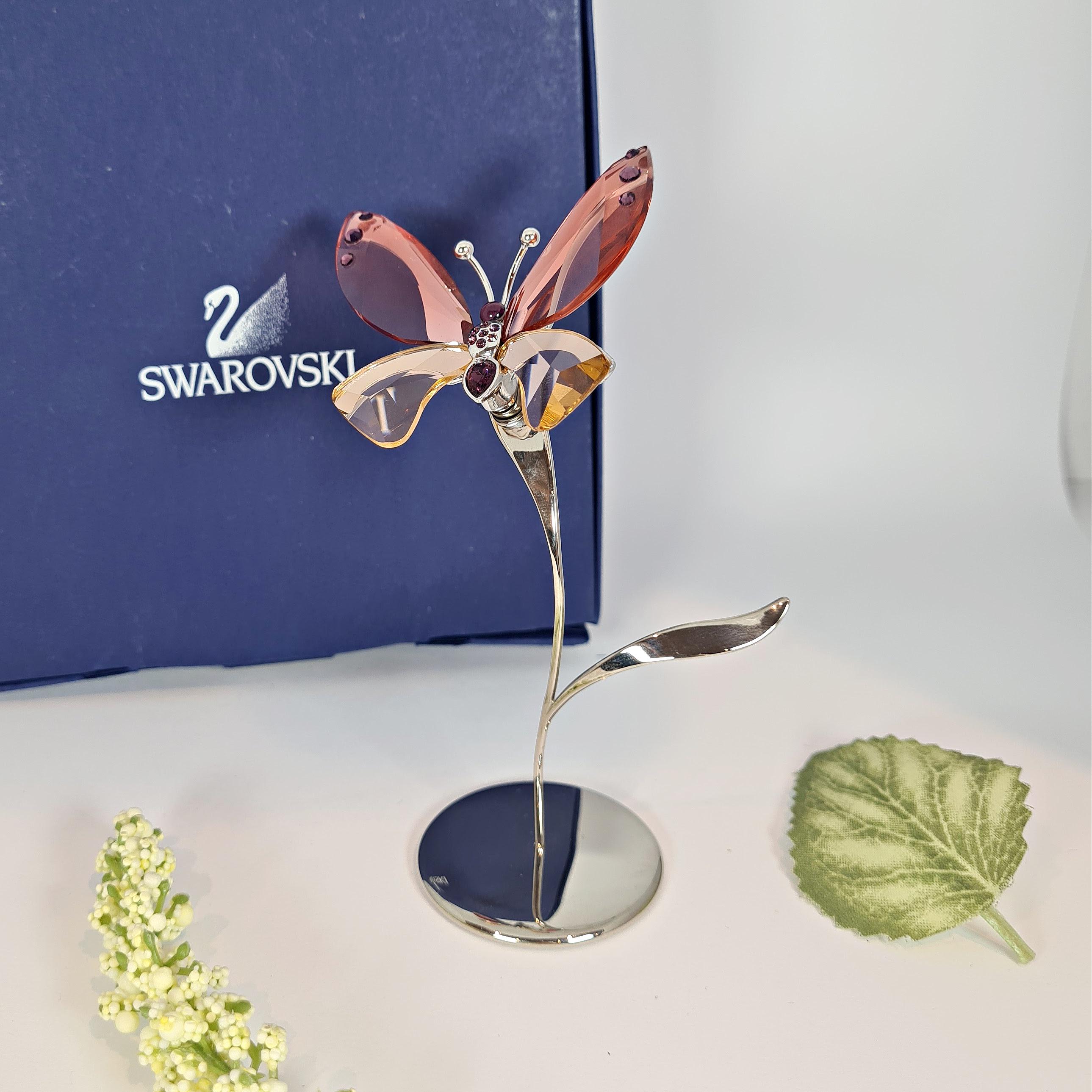 Swarovski Crystal Paradise Bugs Butterfy, Rare Magnetic Butterfly