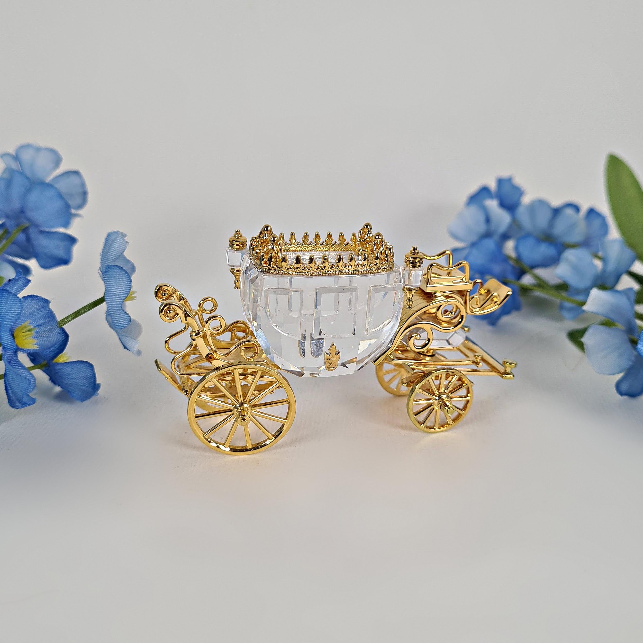 Swarovski Crystal Moments Journeys Gold Carriage Coach 220496 (S65
