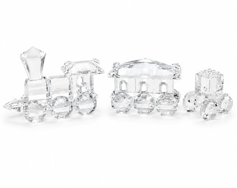 Swarovski Crystal Train Set W/ Boxes and COA - Etsy