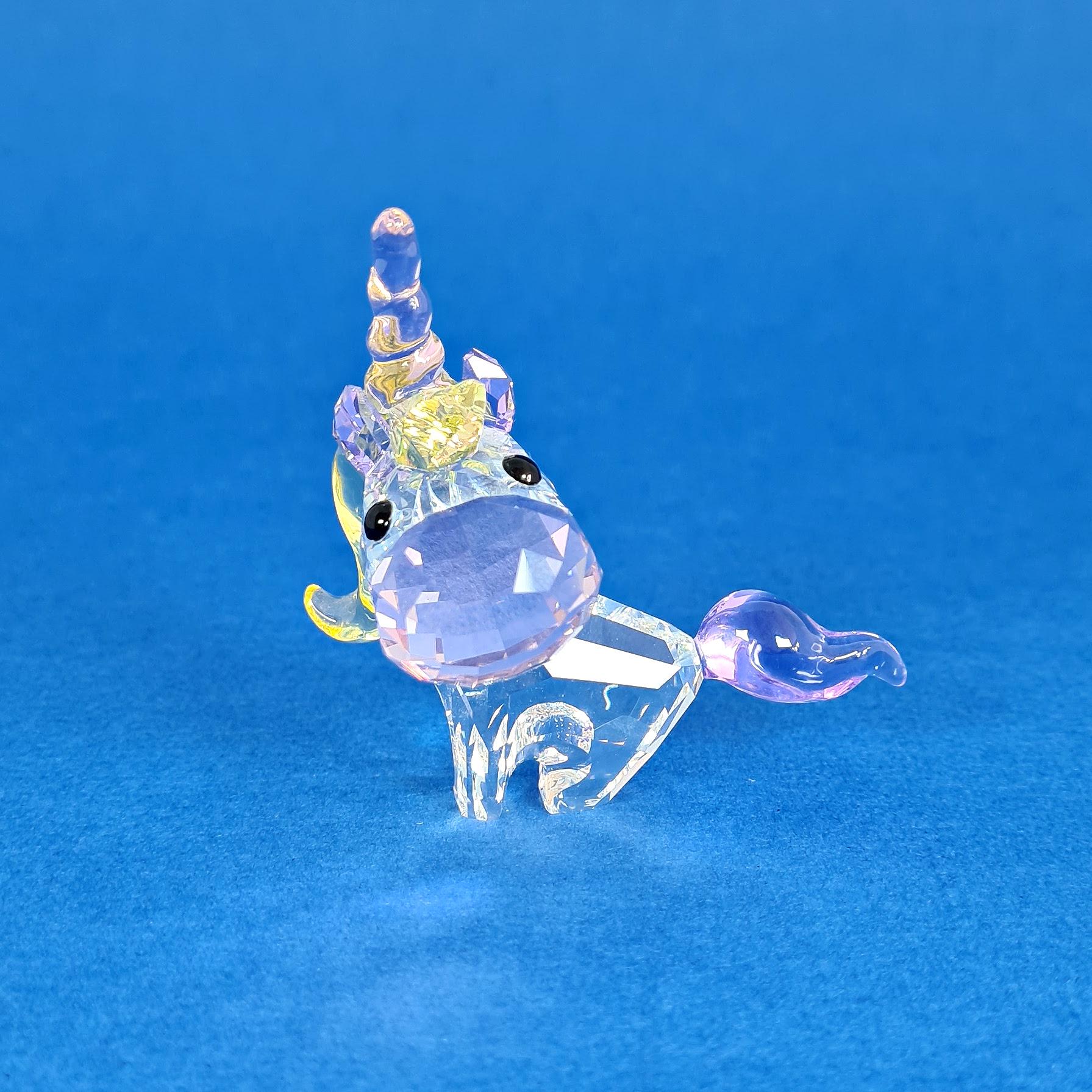 Swarovski Crystal Unicorn Figurine, Lovlots Crystal Mythical