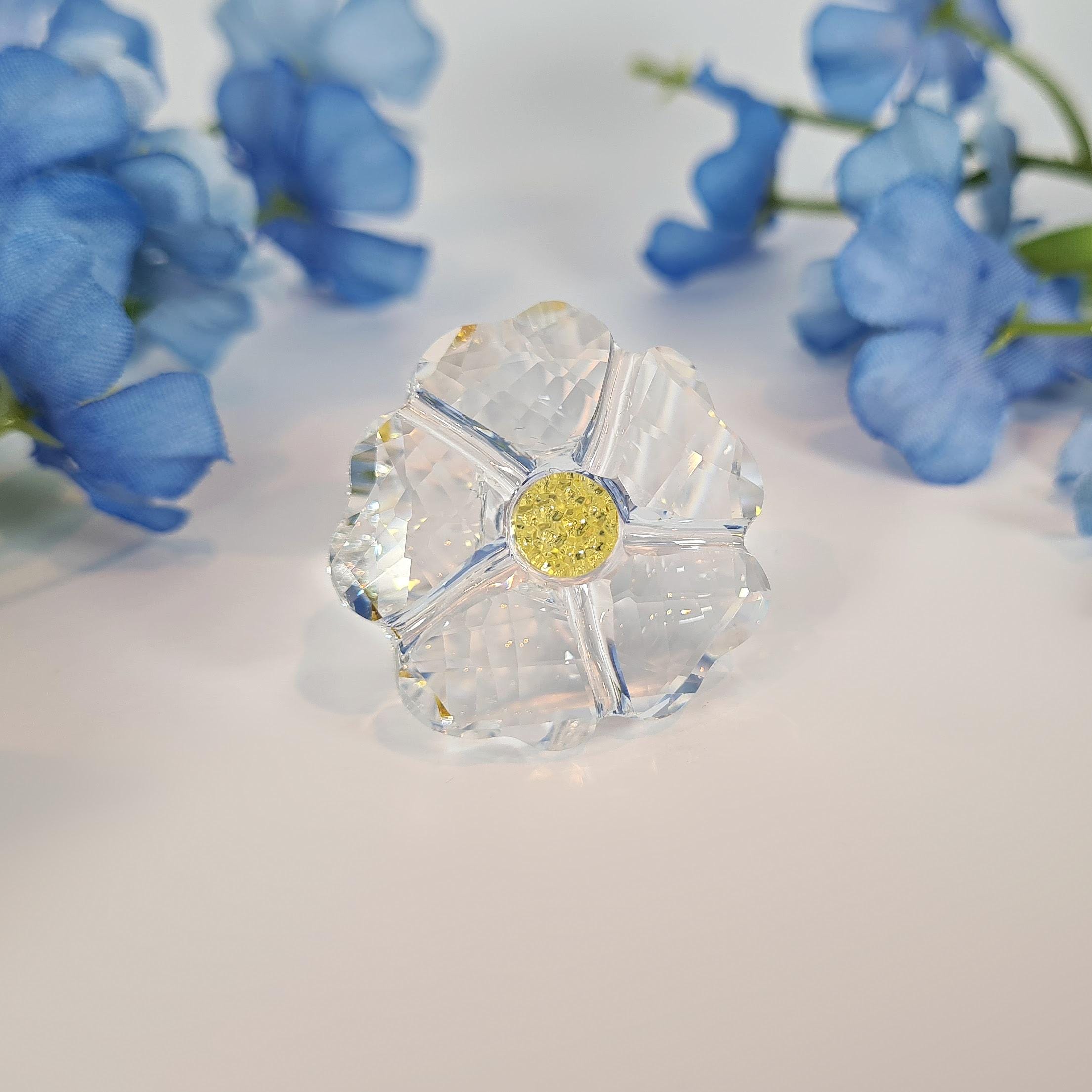 Swarovski Crystal Flower Figurines - Etsy Canada