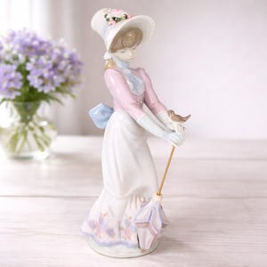 Lladro Figurine Lady With Parasol - Etsy