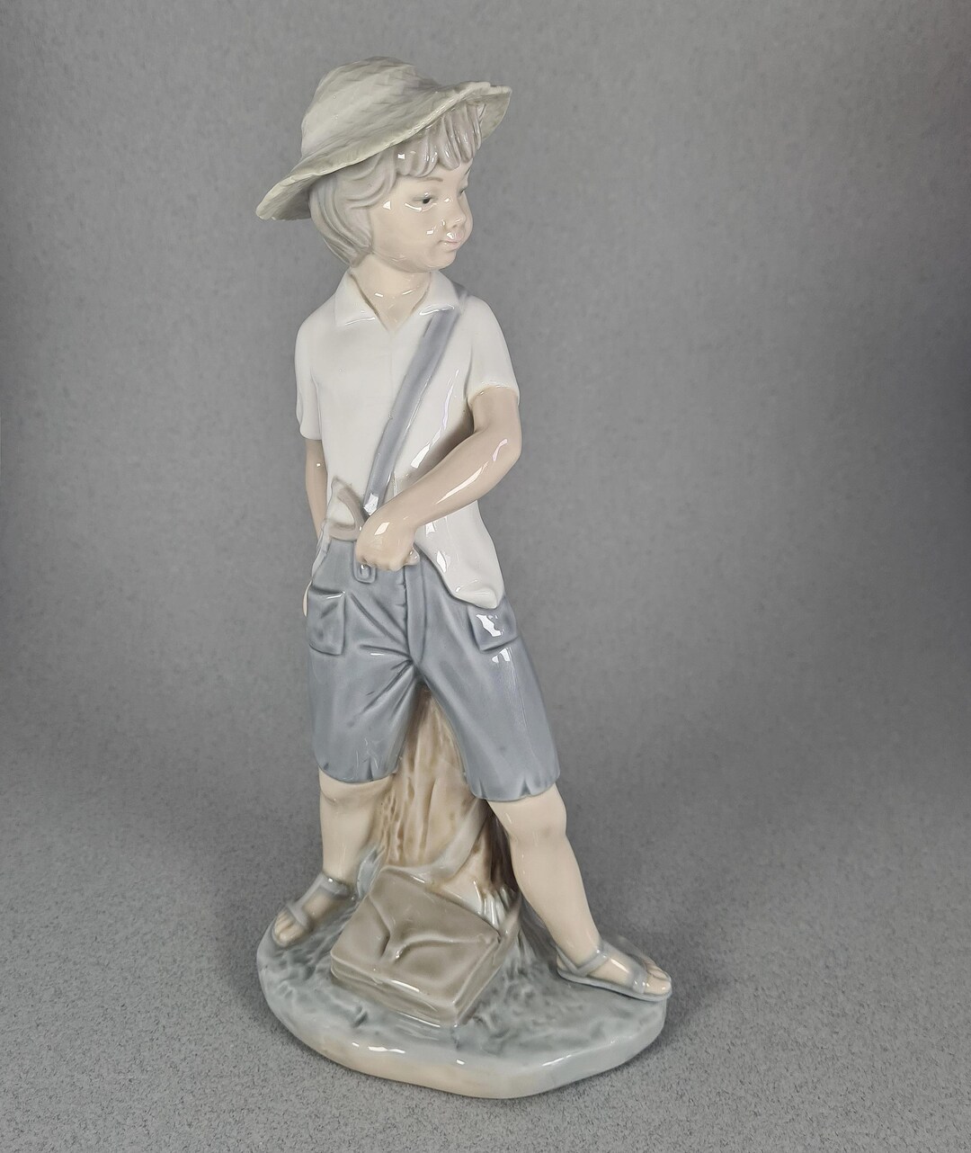 Vintage Nao by Lladro 'boy With Slingshot' Figurine, Spanish Porcelain ...