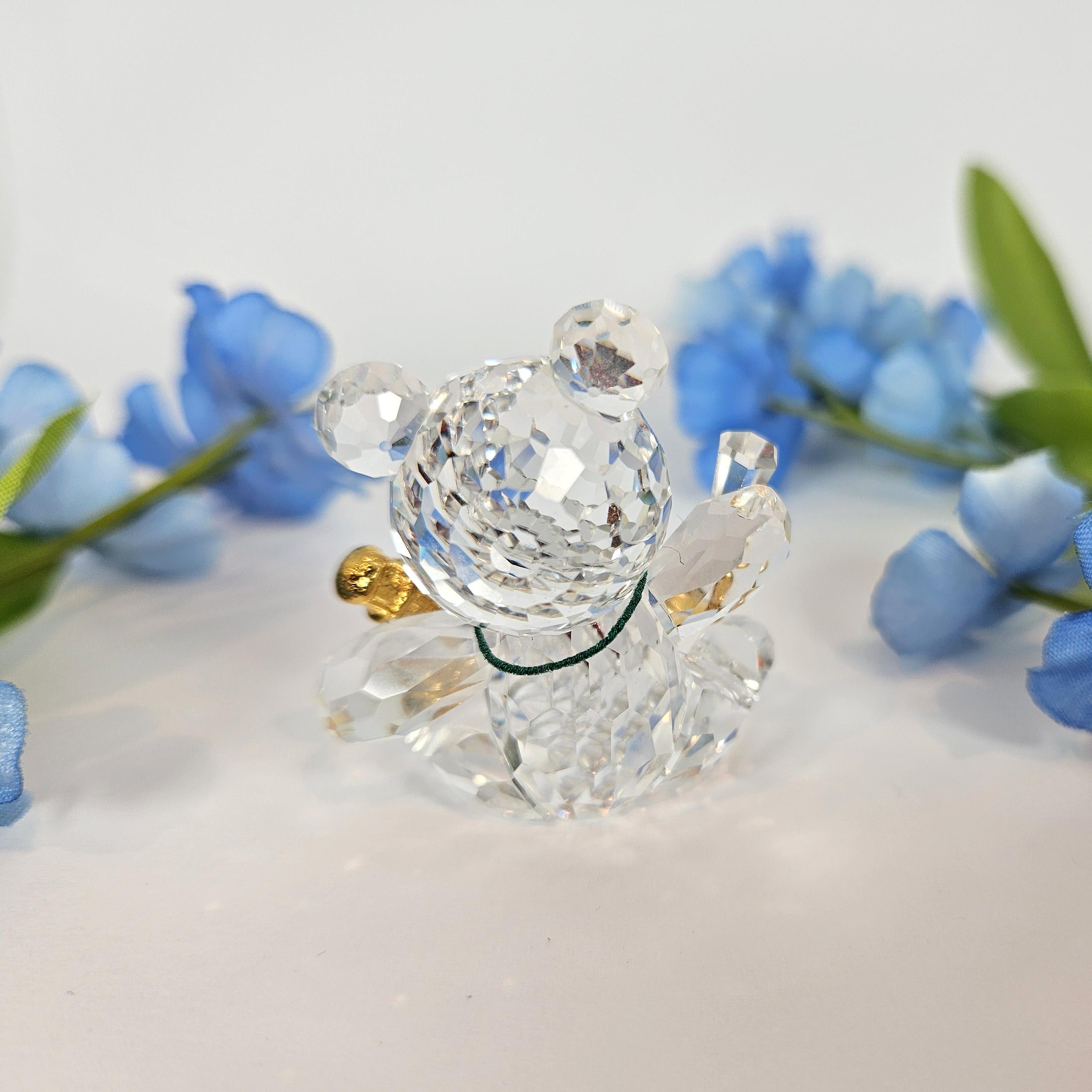 Swarovski Crystal Kris Bear Celebration Ornament, Vintage