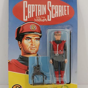 Captain Scarlet 12in. Action figure IN ORIGINAL SEALED BOX