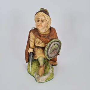 Lilliput Lane Land of Legend &#39;Salix The Bold&#39; Figurine, Ethelred Flametail, Mythical and Magical Collectible