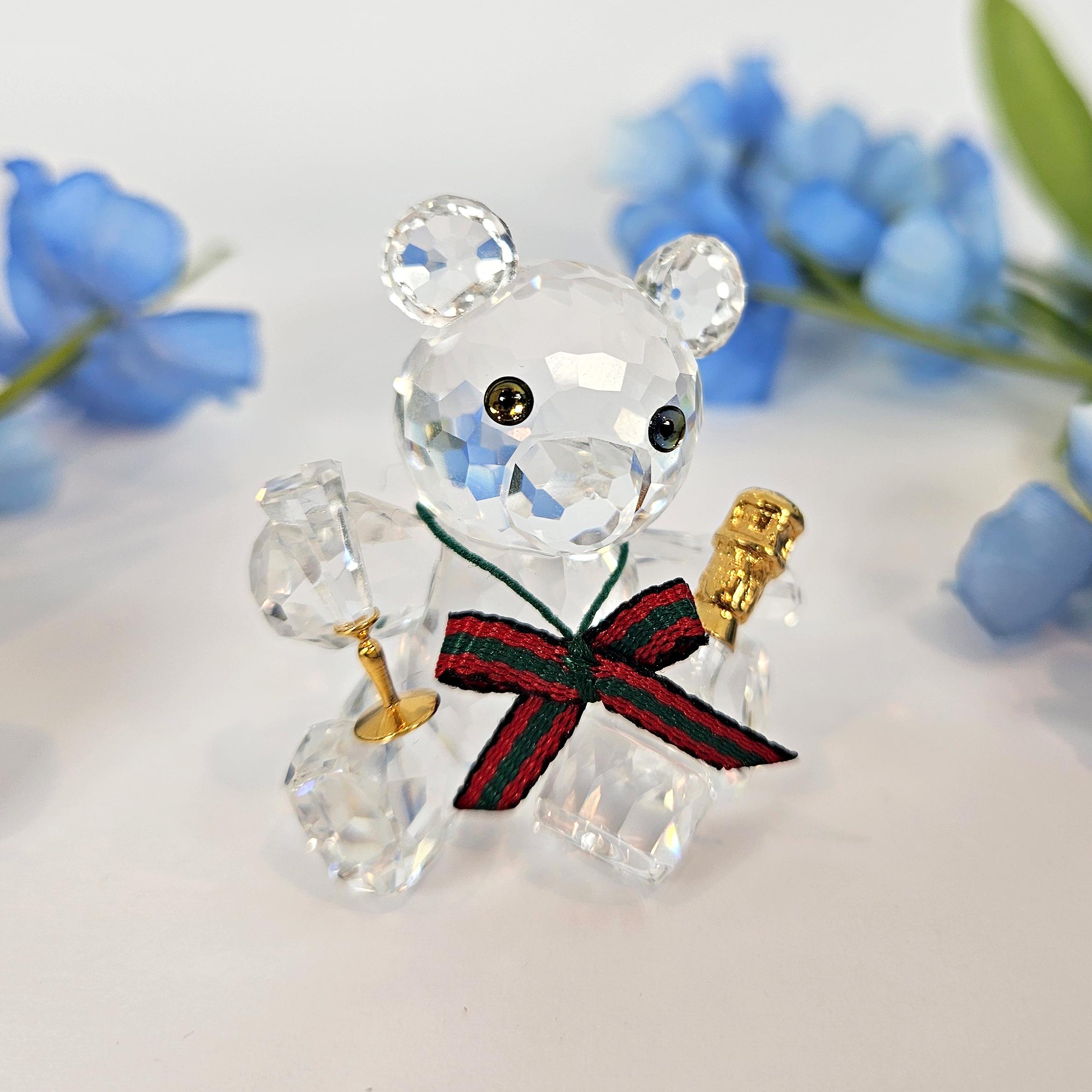 Vintage Swarovski Crystal Kris Bear, Celebration Figurine, Retired