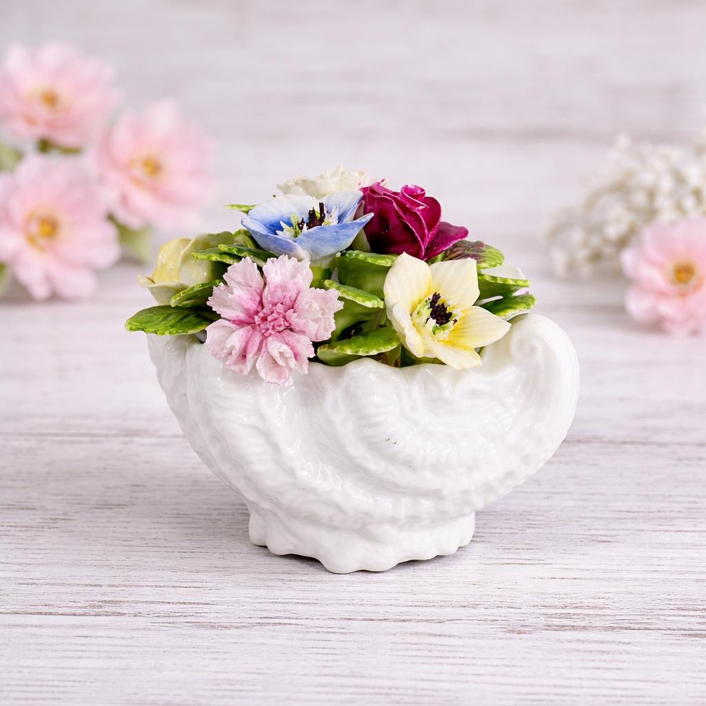 Coalport Flower Basket - Etsy