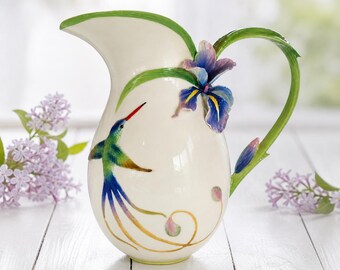 Dragonfly Vase Signed Franz - Etsy
