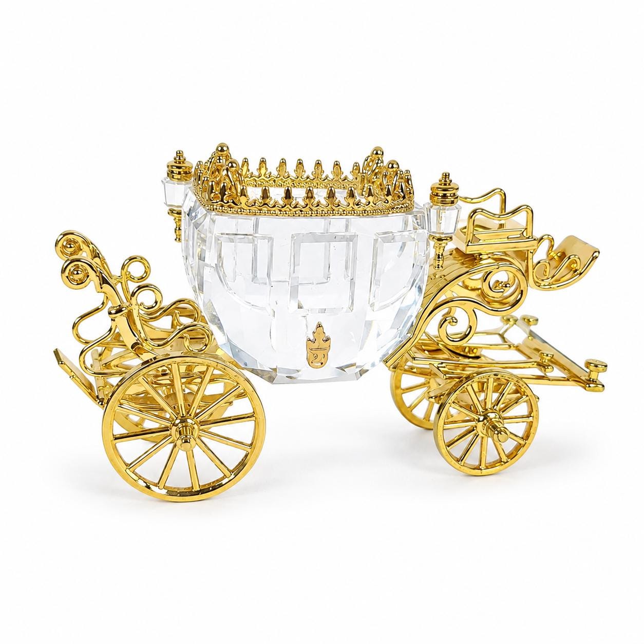 Swarovski Crystal Moments Journeys Gold Carriage Coach 220496 (S65