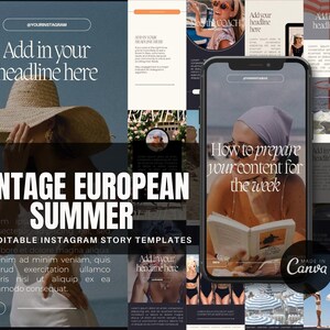 vintage instagram story templates
	•	canva instagram story bundle
	•	european summer canva templates
	•	aesthetic story templates canva
	•	instagram story pack for influencers
	•	content creator instagram templates
	•	vintage aesthetic canva story
	•	boho instagram story templates
	•	summer instagram story canva
	•	editable instagram story templates
	•	instagram stories canva editable
	•	travel blogger instagram templates
	•	instagram story templates for reels