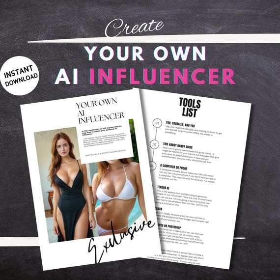 AI Twin Guide: Digital Avatar Tutorial for Faceless Branding (PDF Download