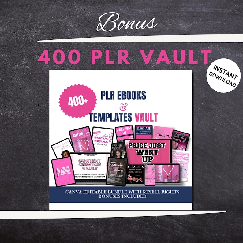 bonus - a vault with 400 PLRs
