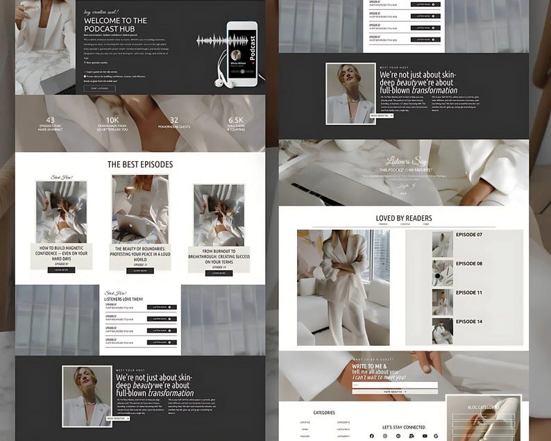 Lead magnet opt-in page of the Minimal CEO Podcast Funnel, designed to capture email addresses