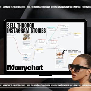 Manychat automation flow for online course sales