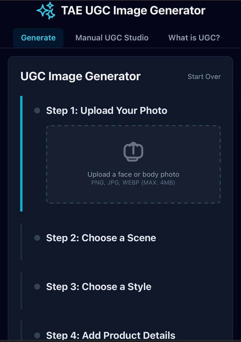 AI toolkit advertisement highlighting character creation and content solutions for creators. AI toolkit for content creators featuring character design, viral image creation, and engagement tools.