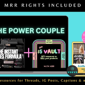 BUNDLE Die Instant Sales Formel & die 5 Dollar Vault DFY Content Bank | Done-for-You Digitale Produkte mit MRR | Rechte weiterverkaufen | Karussells