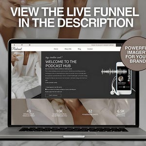 About page of the Minimal CEO Podcast Funnel, designed for personal branding and introductions