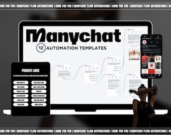 Manychat Automation Flows: PLR & MRR Business Kit