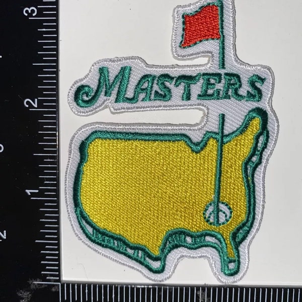 Masters Golf Iron on Patch