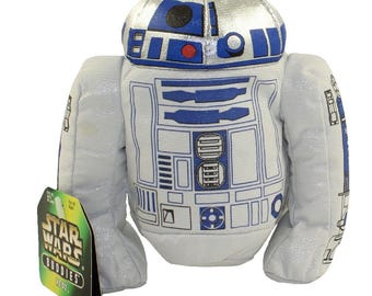 Vintage R2D2 1997 Hasbro Star Wars Buddies R2-D2 BEANIE Bean Bag Plush New w/tag
