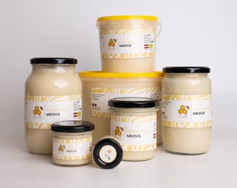 Miele biologico crudo cremoso - Miele naturale spalmabile e cremoso