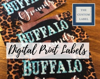 Custom Printed Clothing Labels - Sew In, Iron On, Self Adhesive - USA Company