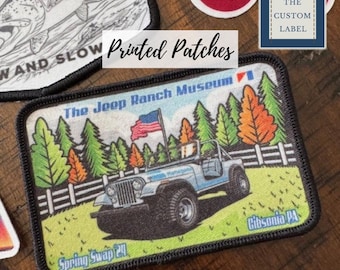 Custom Printed Patches -  Sew On, Iron On, Self Adhesive, Velcro© - Made in the USA Company