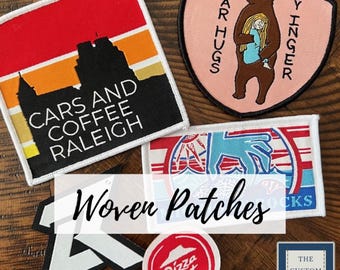 Custom Woven Patches - Sew On, Iron On, Velcro© - Made in the USA Company