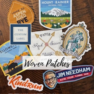 Custom Patches - Woven - Sew On, Iron On, Self Adhesive, Velcro© - Made in the USA Company image 2