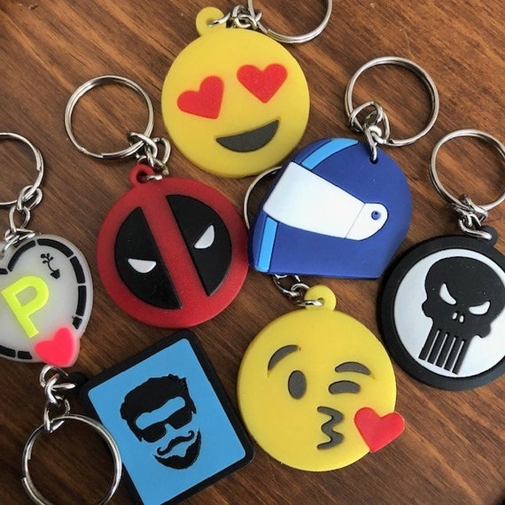 Pvc rubber keychain outlet