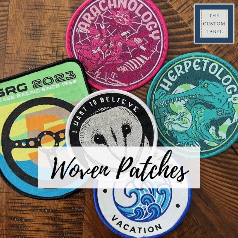 Custom Patches - Woven - Sew On, Iron On, Self Adhesive, Velcro© - Made in the USA Company image 1