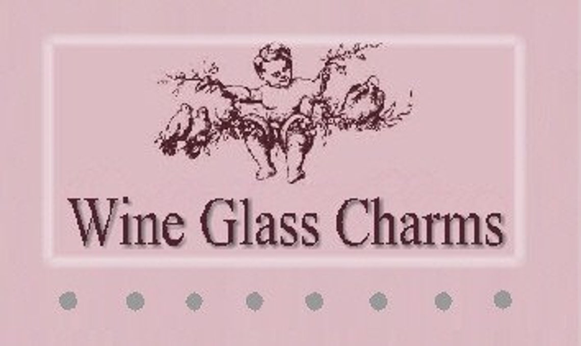 100 Wine Glass Charm Display Cards Wine Glass Marker Display Etsy