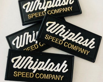 100 Custom PVC patches - Rubber Patch - up to 3 colors - up to 3"x3" - Made in USA