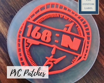 Custom PVC Patches - Rubber Patch - Up to 3 Colors - Made in USA Company