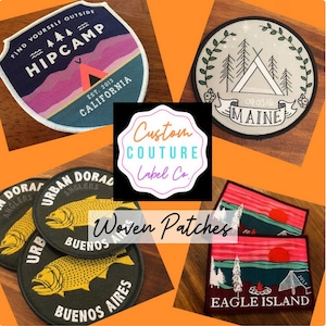 Custom Patches - Woven Patches - Sew On Patches - Iron On Patches - Hook and Loop Patches - Velcro Brand Backed Patches - A USA Company