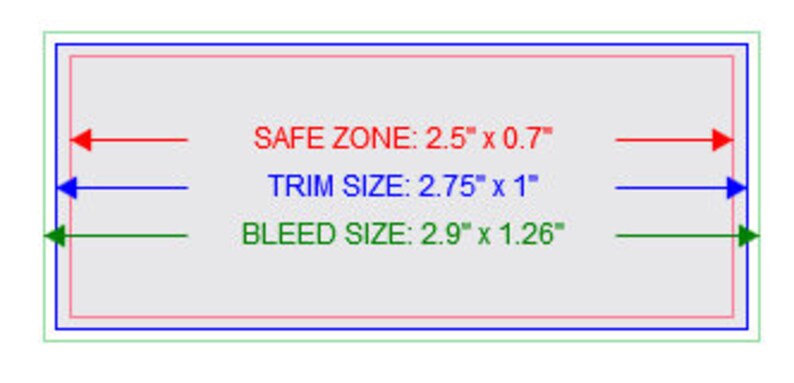 500 Custom Printed Thin Hang Tags Super Thick 15pt Cardstock Professionally Printed 1 x 2.75 inches Great High End Quality