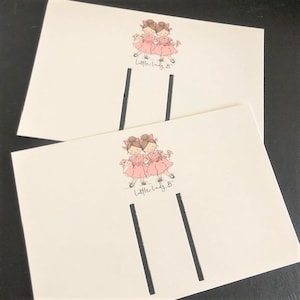 50 Custom Printed Hairbow Cards - 4&quot; x 6&quot; - Barrette Cards -  Professionally printed - Super Thick 15pt Cardstock