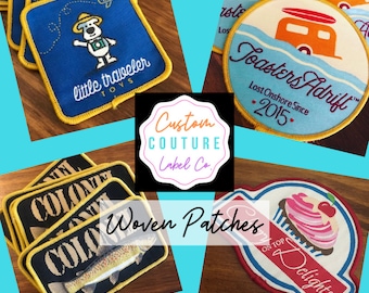 Custom Patches - Woven Patches - Sew On Patches - Iron On Patches - Hook and Loop Patches - Velcro Brand Backed Patches - A USA Company