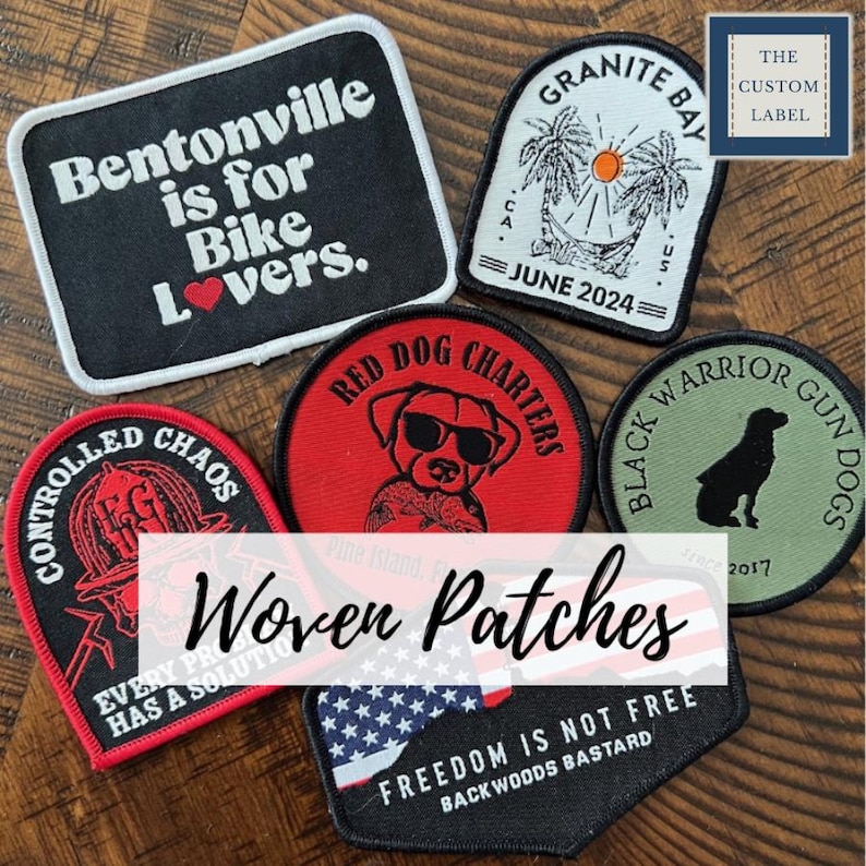 Custom Patches - Woven - Sew On, Iron On, Self Adhesive, Velcro© - Made in the USA Company image 6