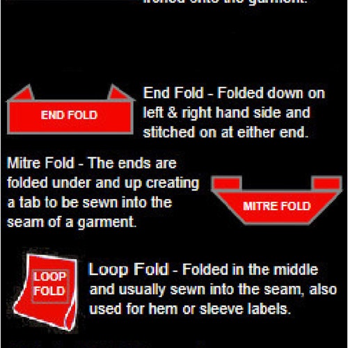 100 IRON ON Woven Labels - Woven Clothing Labels - Your Own Artwork - Up to 8 Colors shops - Made in the Usa