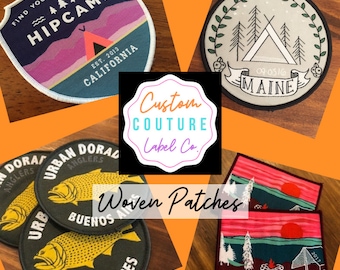 Custom Patches - Woven Patches - Sew On Patches - Iron On Patches - Hook and Loop Patches - Velcro Brand Backed Patches - A USA Company