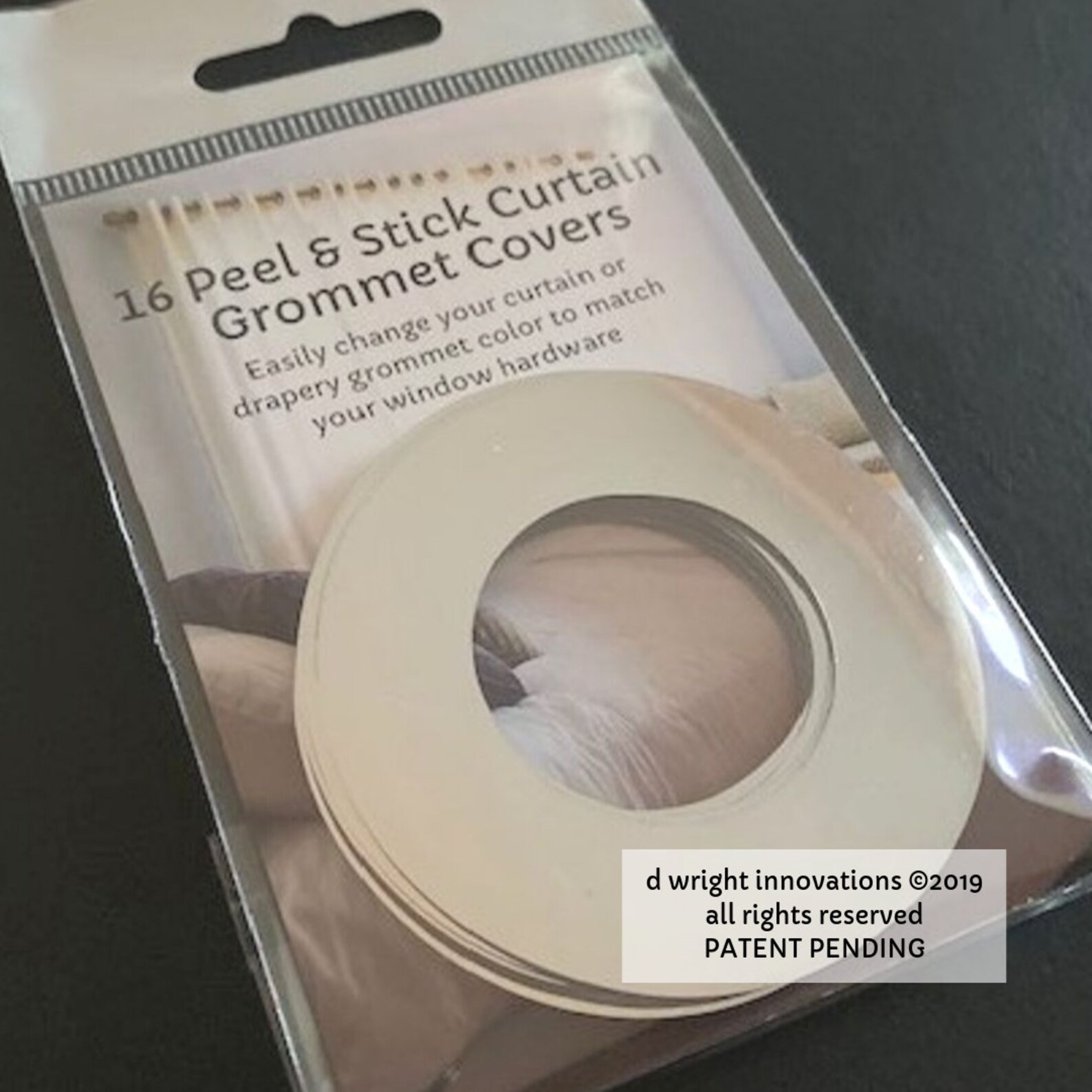 Peel & Stick Curtain/Drapery Grommet Covers Easily Change Etsy